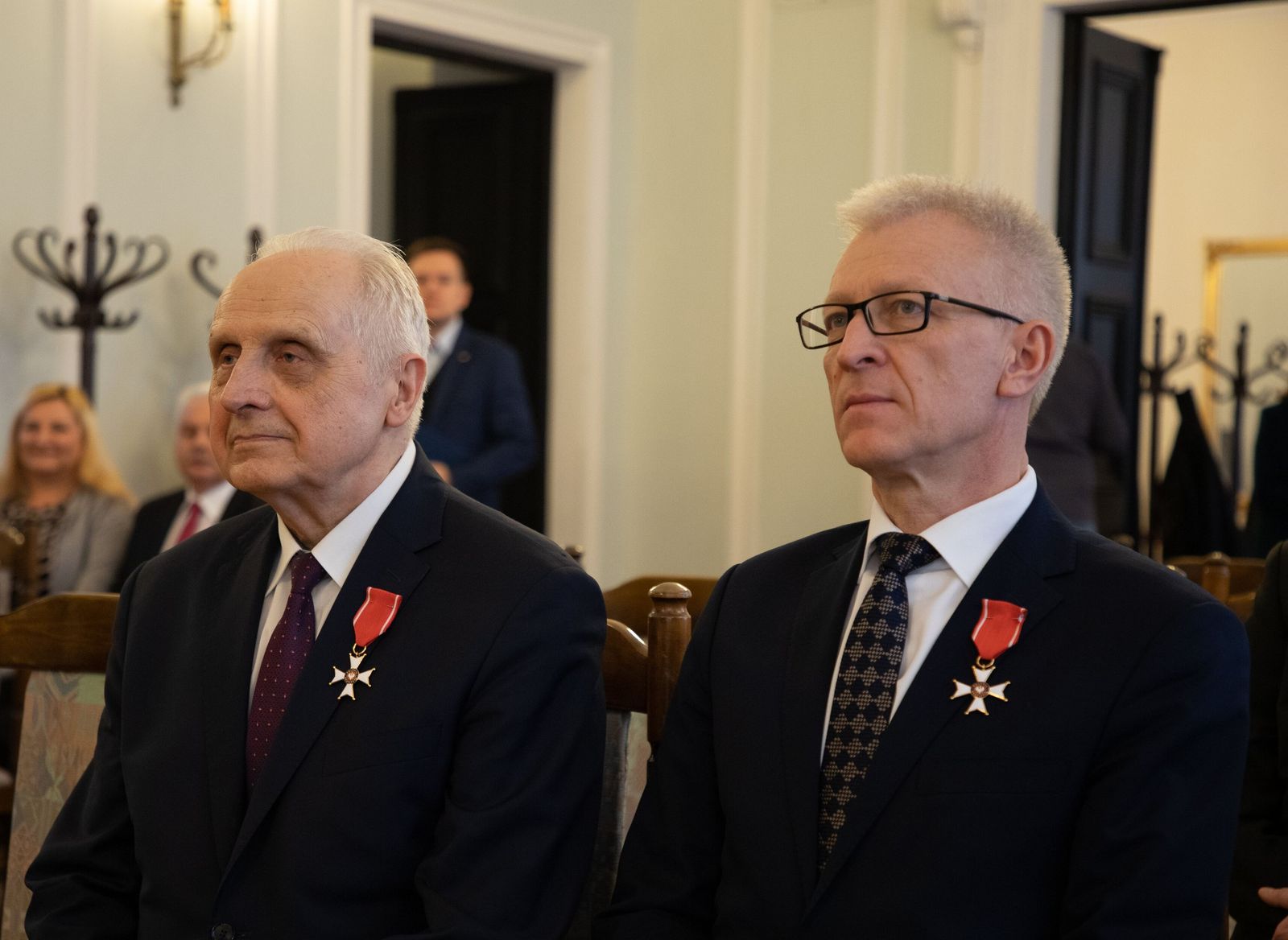 Foto: od lewej prof. dr hab. n. med. Włodzimierz Kargul i prof. dr hab. n. med. Jarosław Kaźmierczak, Puls Medycyny, KM, mat. pras.