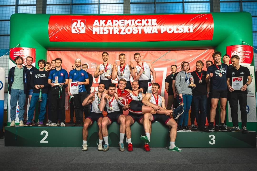 Akademickie Mistrzostwa Polski w ergometrze wioślarskim - triumf zawodników PUM!