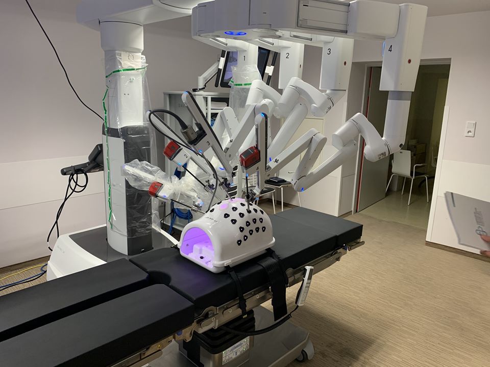 Robot da Vinci w szpitalu klinicznym PUM