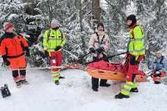 grupa 13. studentów pierwszego roku ratownictwa medycznego z bezpieczeństwem morskim i sektora offshore została zaproszona na zimowy obóz do Saksonii