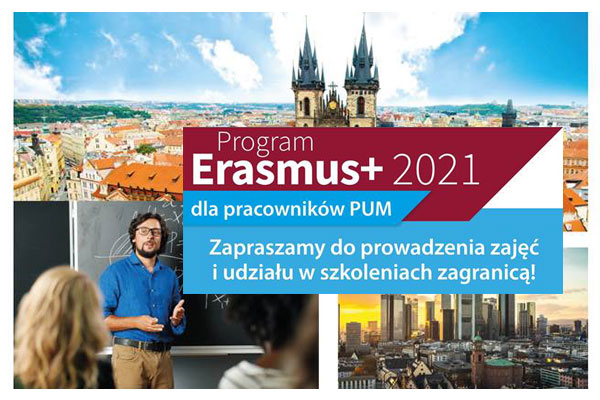 Erasmus+ dla pracowników PUM