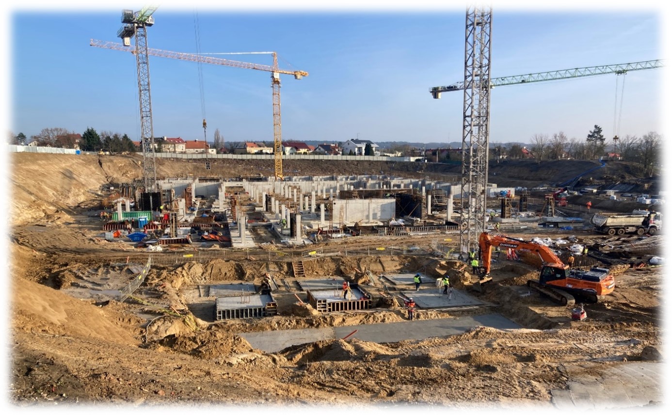Budowa Budynku Kliniczno-Dydaktyczno-Badawczego: Przebieg Prac Budowlanych w marcu 2024 r.