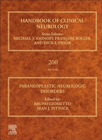 link do książki online: Paraneoplastic Neurologic Disorders