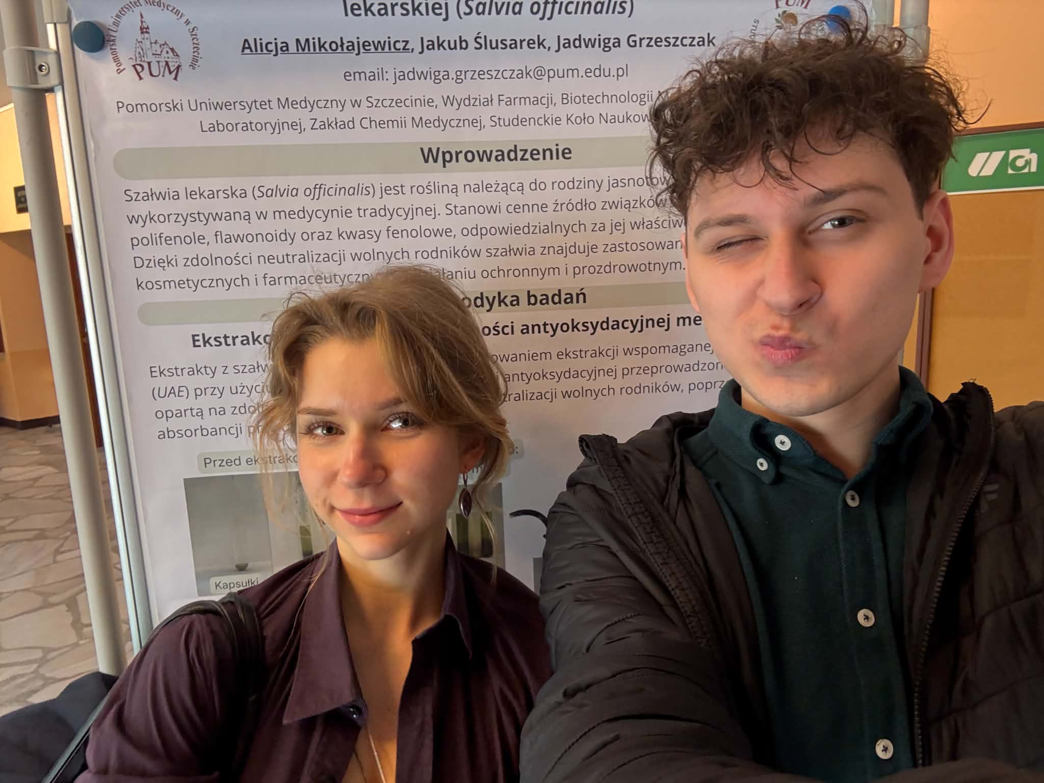 Udział studentów kierunku Farmacja w XI Szczecińskim Sympozjum Młodych Chemików
