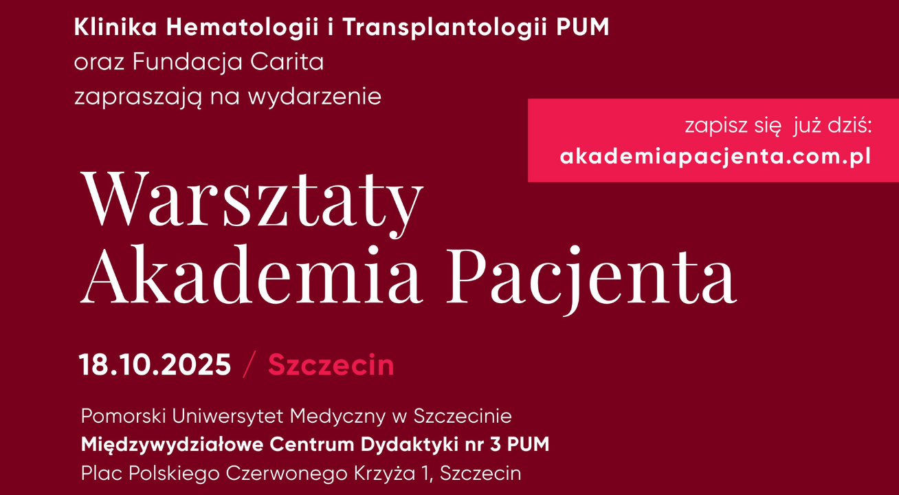 Zapraszamy na Warsztaty Akademia Pacjenta w PUM