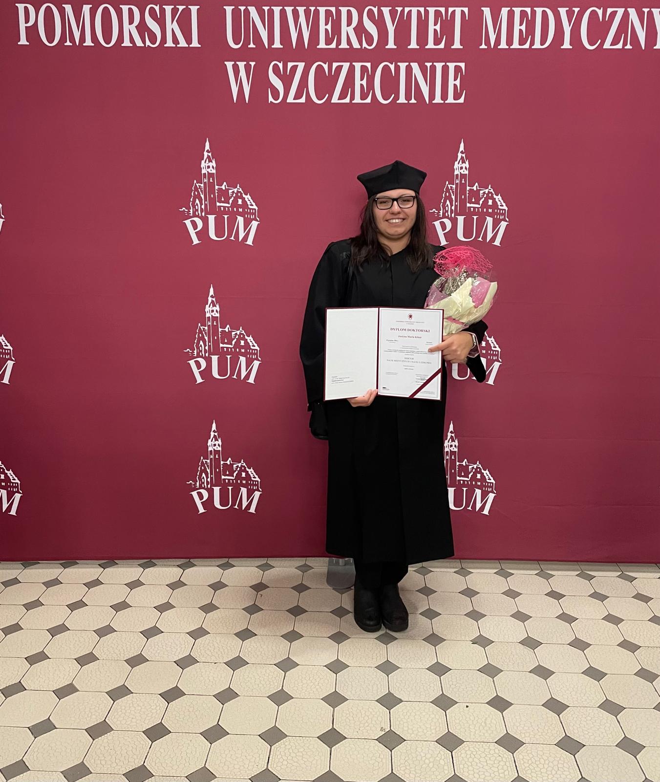 Dr Justyna Kikut laureatką VI edycji konkursu Towarzystwa „J-elita” im. Prof. Witolda Bartnika na najlepszą pracę doktorską