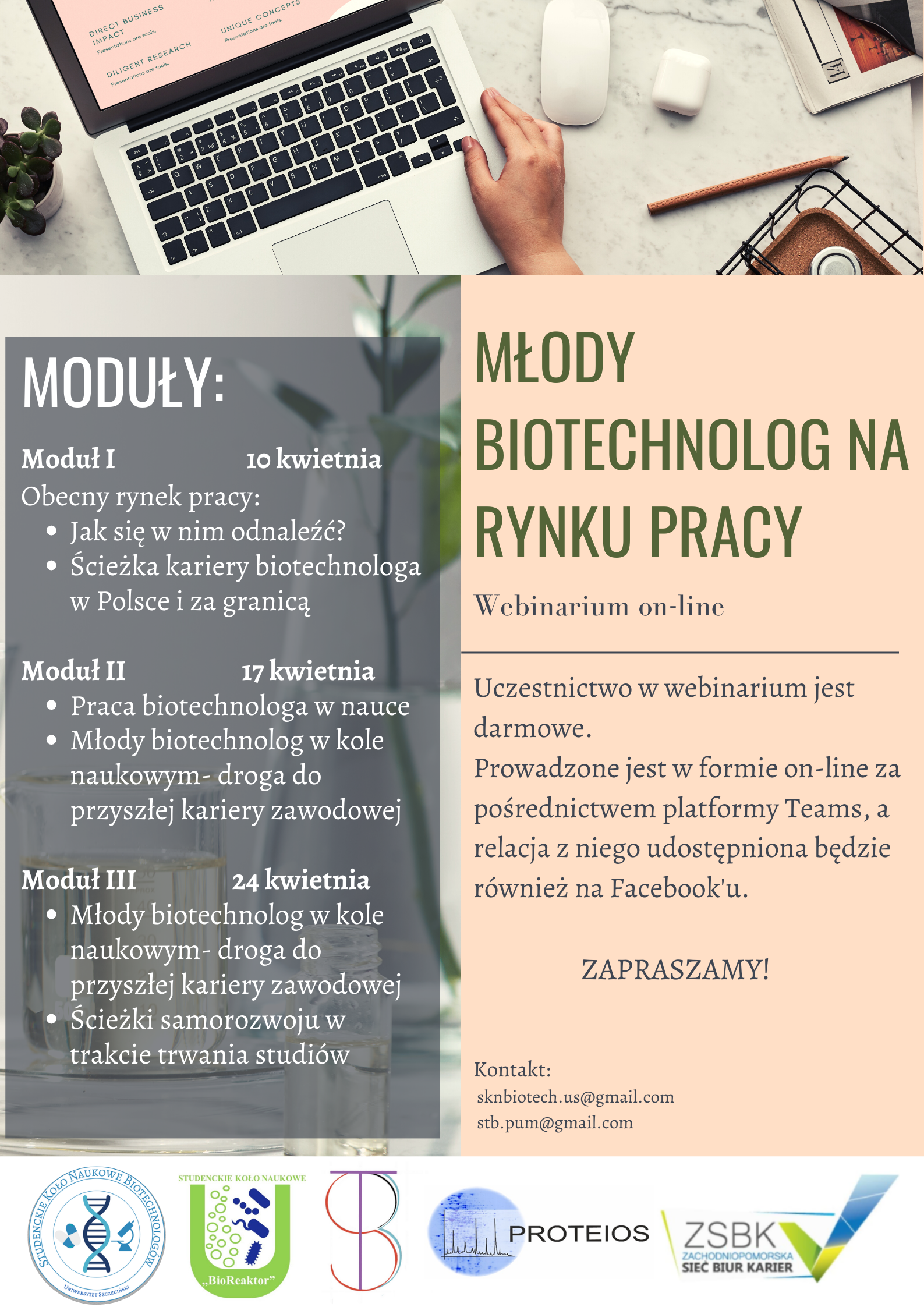 Młody biotechnolog na rynku pracy