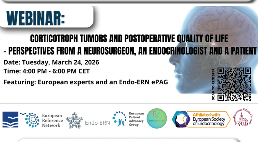 Webinar „Guzy kortykotropowe i jakość życia pooperacyjnego – z perspektywy neurochirurga, endokrynologa i pacjenta” 