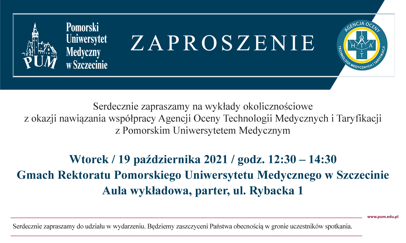 Zmiana terminu - zapraszamy na wykłady AOTMiT 19/10/2021 r.