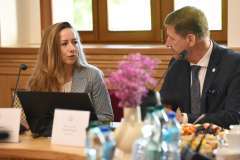 Ilona Hibner w Rektoracie 