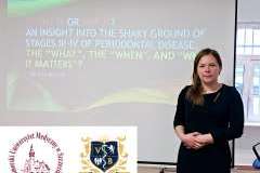 dr Alla Belova z Zakładu Periodontologii Uniwersytetu Medycyny i Farmacji w Timisoara (Rumunia). 