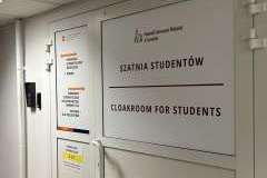 Nowa szatnia dla studentów PUM