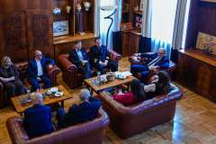 Wizyta rektorów szczecińskich uczelni u Prezydenta Miasta Szczecin