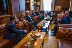 Wizyta rektorów szczecińskich uczelni u Prezydenta Miasta Szczecin