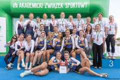 Srebrna ósemka PUM na Akademickich Mistrzostwach Polski w wioślarstwie
