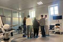 Uczniowie z LO nr 1 w Szczecinie w Międzywydziałowym Centrum Dydaktyki Nr 2 PUM.