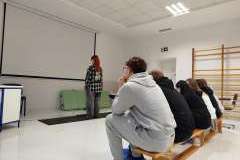 Uczniowie z LO nr 1 w Szczecinie w Międzywydziałowym Centrum Dydaktyki Nr 2 PUM.