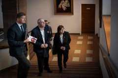 Minister zdrowia Izabela Leszczyna z wizytą w rektoracie PUM oraz w Ponadregionalnym Ośrodku Żywienia Dojelitowego i Pozajelitowego dla Dzieci