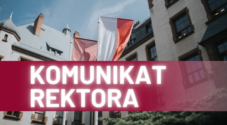 Komunikat Rektora Pomorskiego Uniwersytetu Medycznego w Szczecinie