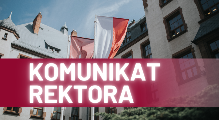 Komunikat JM Rektora z dnia 27 maja 2026 r.