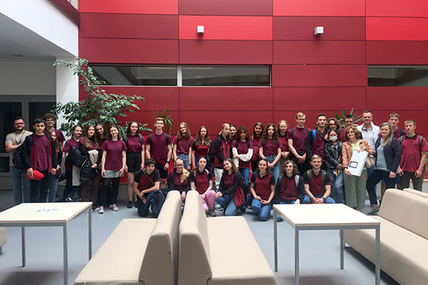 Uczniowie szczecińskiego LO XIII w PUM