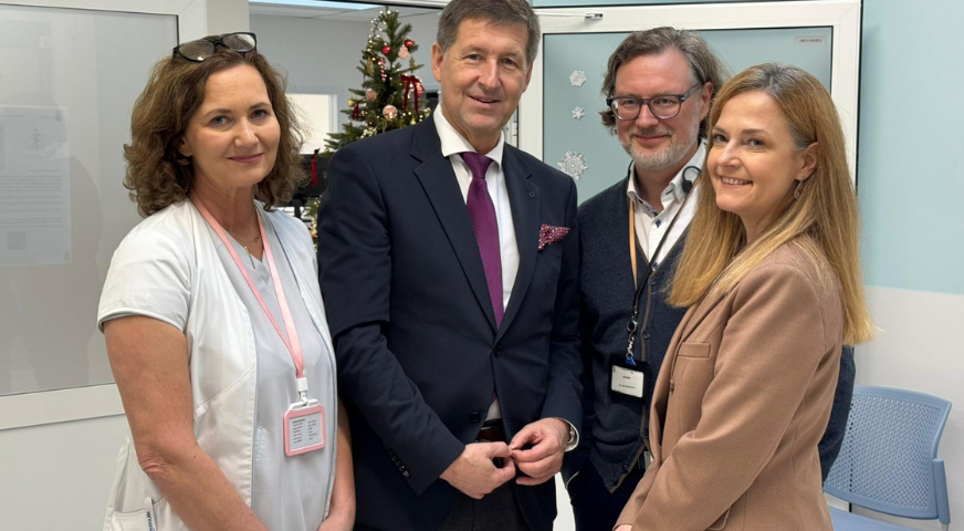 Wiceminister Zdrowia z wizytą na naszym Uniwersytecie