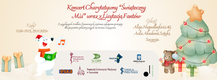 Świąteczny Miś – dla dzieci, które na święta pozostaną w szczecińskich szpitalach