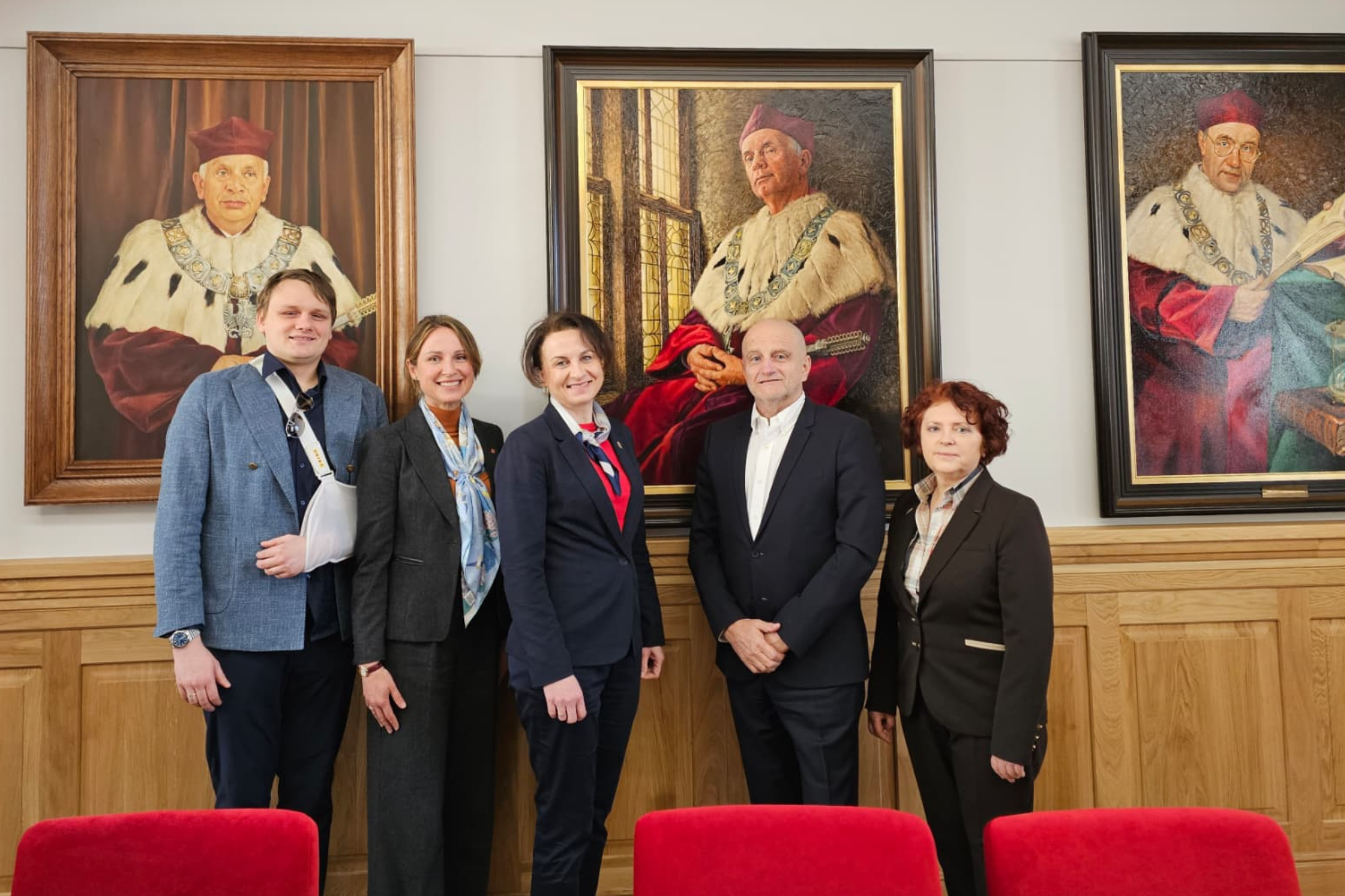 Spotkanie w Rektoracie PUM dotyczące programu SPARKLE