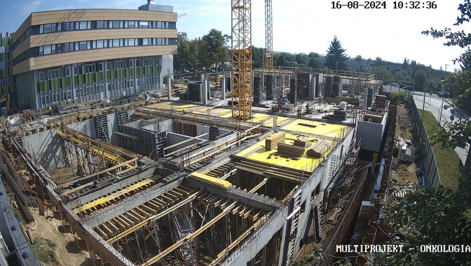 Rozbudowa Oddziału Klinicznego Onkologii, Chemioterapii i Immunoterapii Nowotworów - zadanie nr 3 sierpień 2024