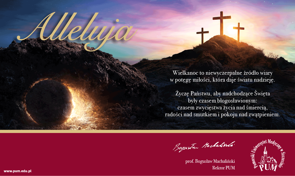 Życzenia świąteczne Rektora PUM