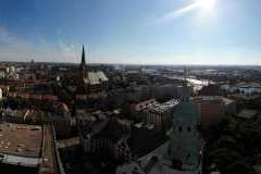 Panoramic view of Szczecin