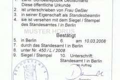 German apostille