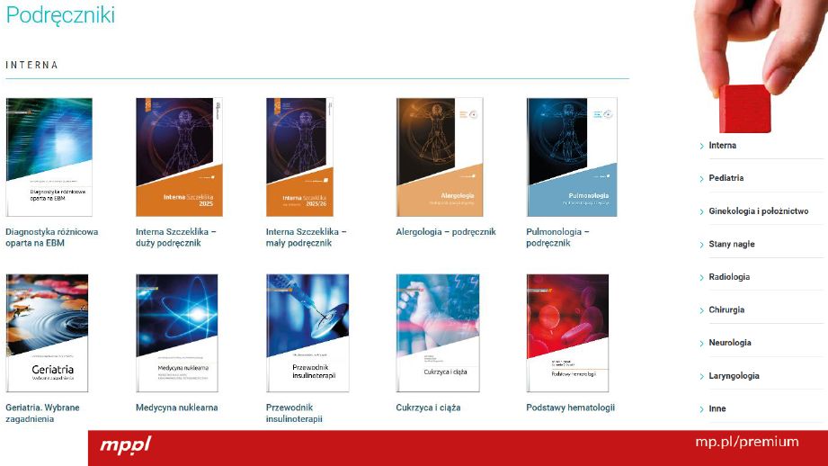 Wybrane podręczniki Medycyny Praktycznej